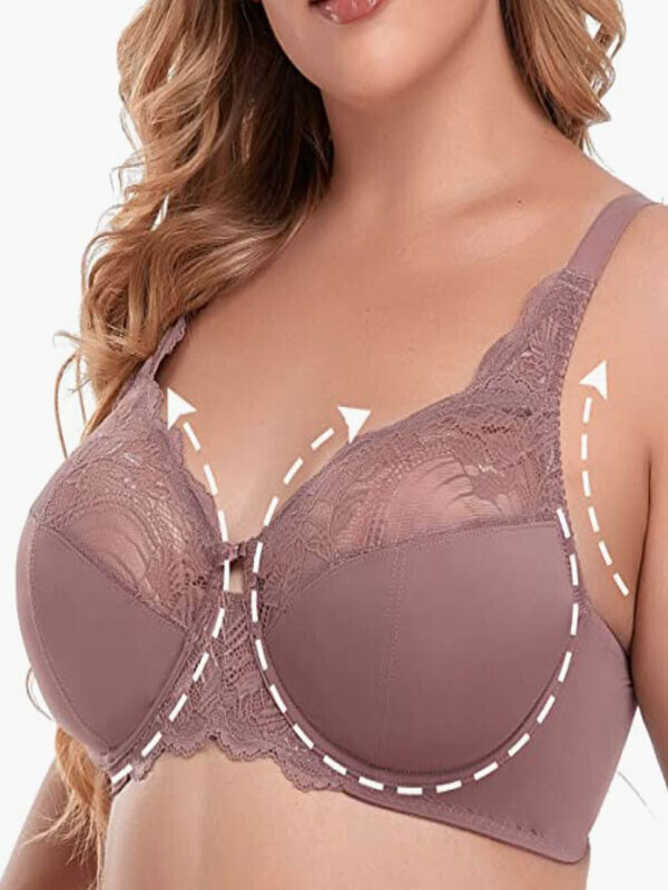 세이브돈(savdon),와이어가있고 폭 넓은날개의 빅사이즈 미니마이져브라