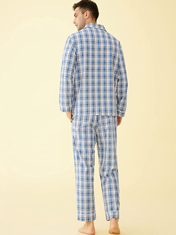 [세트]면소재의 남성 파자마세트