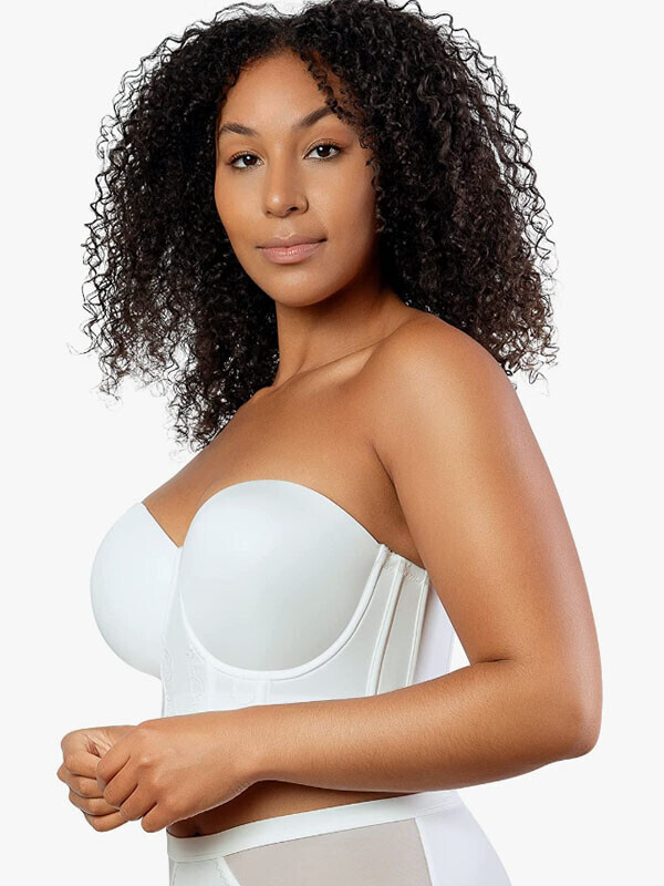 PARFAIT Women's Full Bust and Full Figure Strapless Longline Bra 세이브돈