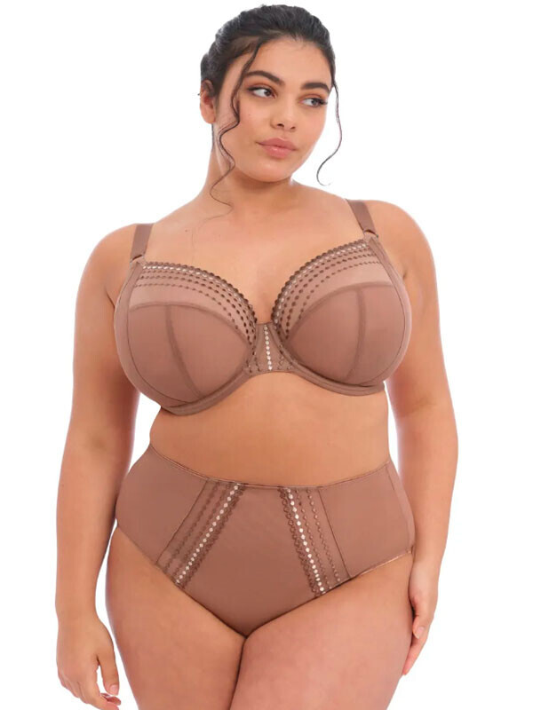 Bragas Elomi Matilda - Cobertura Completa, Estilo Bikini, Con Detalles De Malla Y Bordados