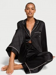 [세트] Victorias Secret Glazed Satin Long Pajama Set