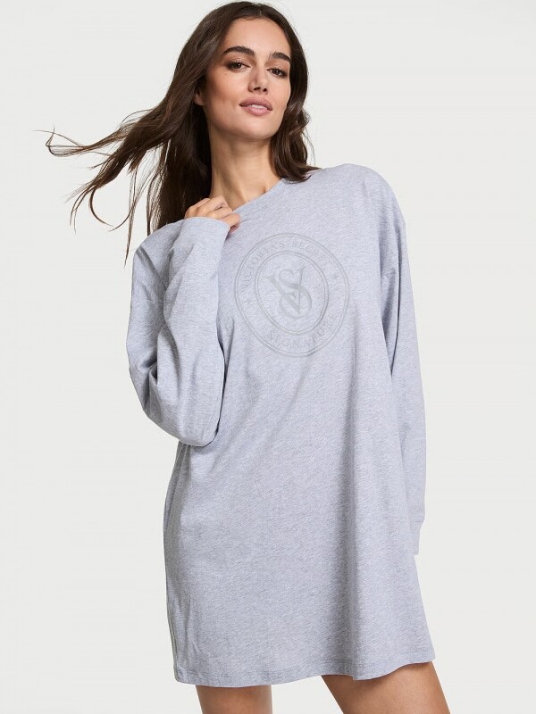 세이브돈(savdon),Victorias Secret Cotton Long-Sleeve Sleep Tee