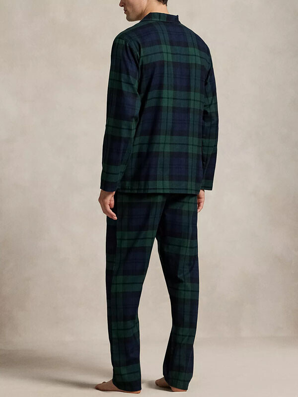 세이브돈(savdon),[세트] 폴로 랄츠 로렌 체크무늬 파자마 세트