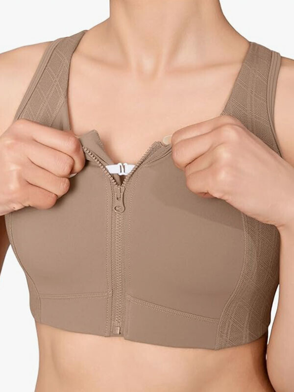 빅사이즈 강한 앞잠금 노와이어 스포츠 브라