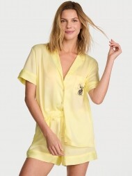 [세트] Victorias Secret Glazed Satin Short Pajama Set