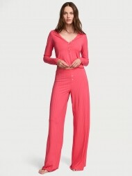 [세트] Victorias Secret SoSoft™ Modal Ultra-Fine Henley Top & Pant Set